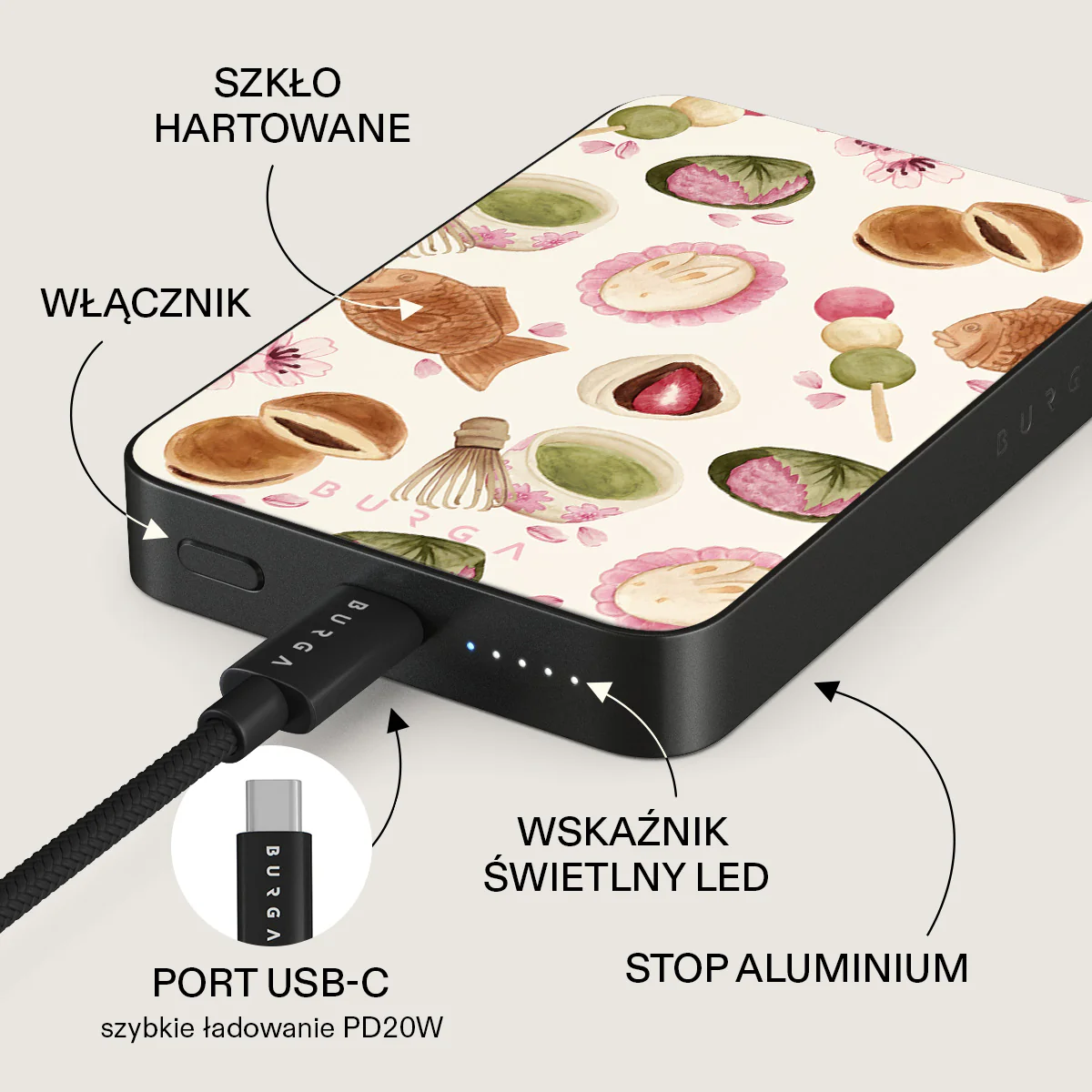 Café Haru - Magnetyczny power bank - Image 20