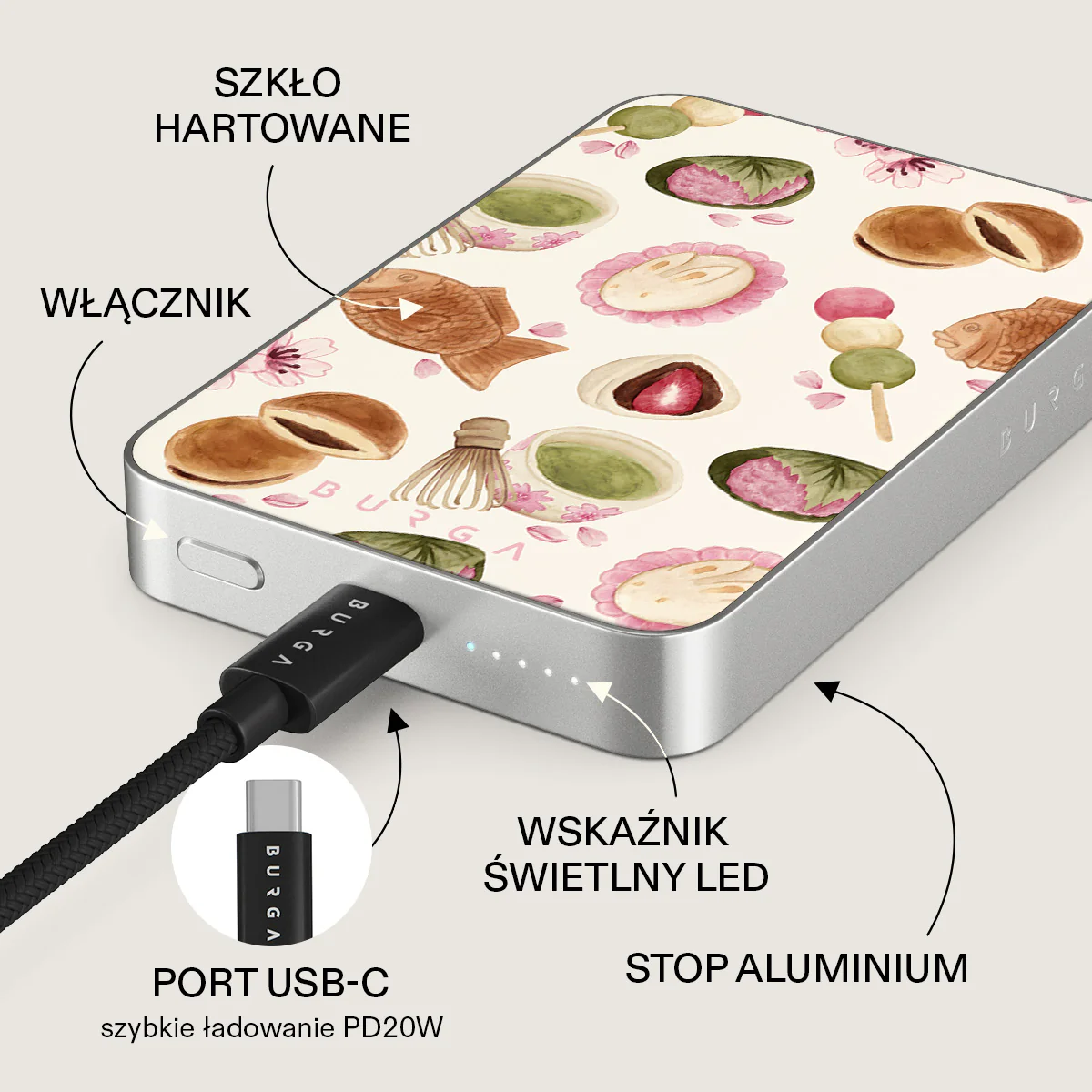 Café Haru - Magnetyczny power bank - Image 30