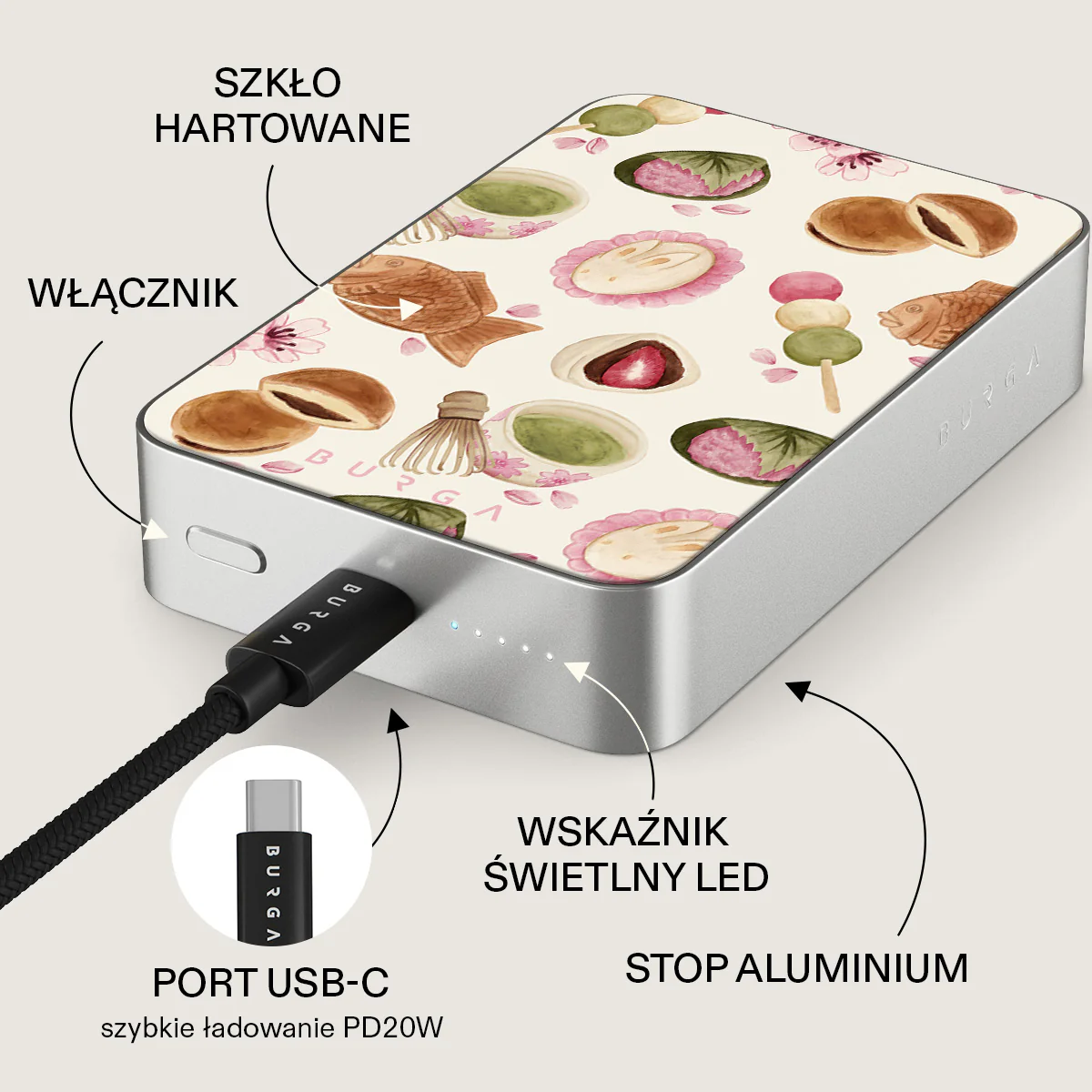 Café Haru - Magnetyczny power bank - Image 45
