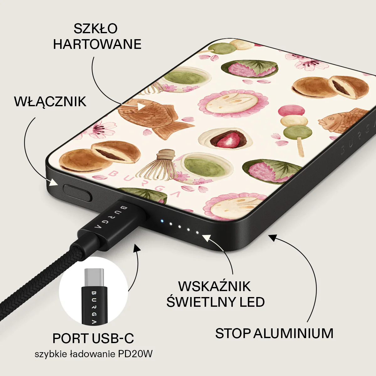 Café Haru - Magnetyczny power bank - Image 5