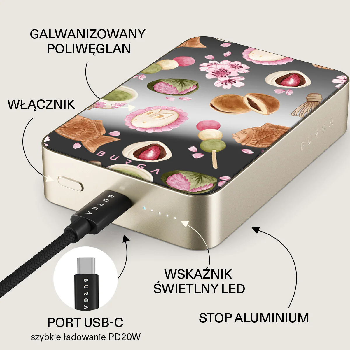 Café Haru - Magnetyczny power bank - Image 85