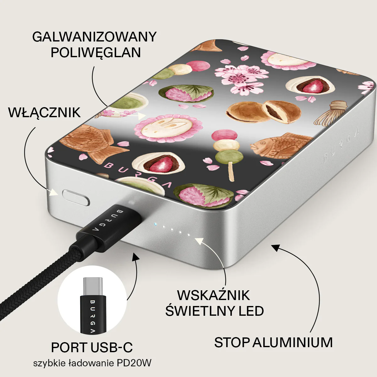 Café Haru - Magnetyczny power bank - Image 90