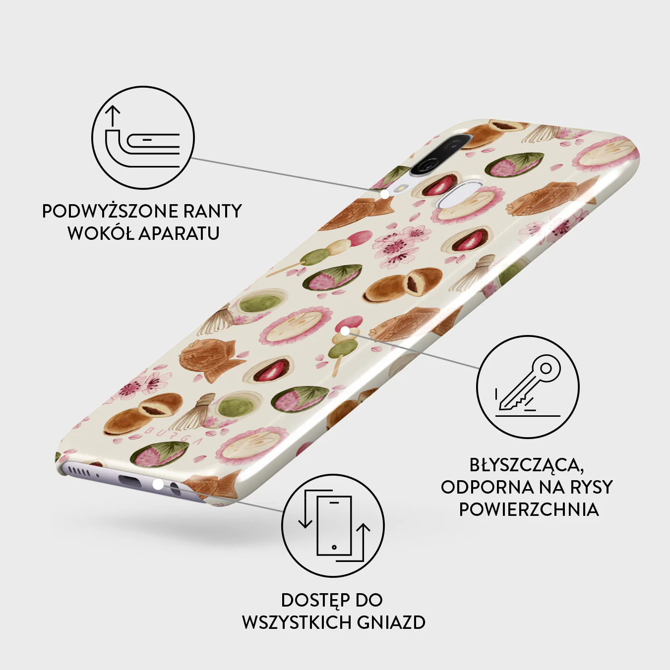 Café Haru - Samsung Galaxy A40 Etui - Image 3