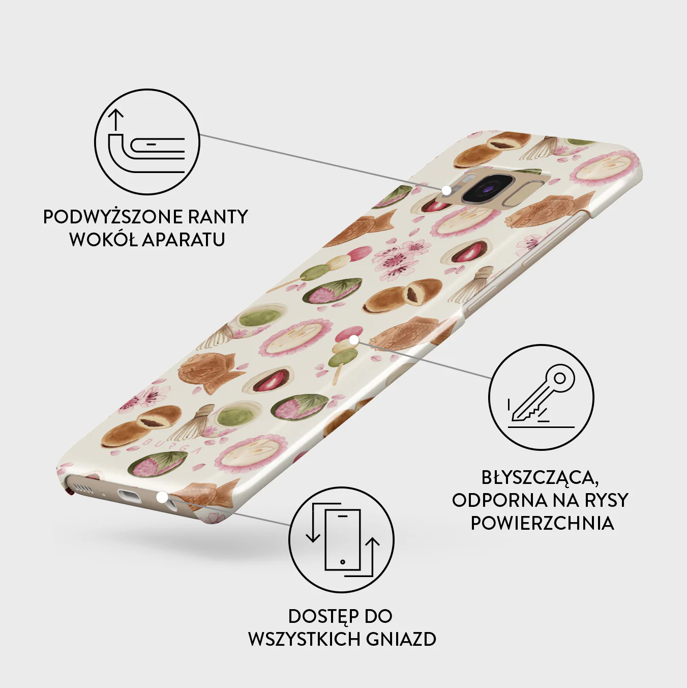 Café Haru - Samsung Galaxy S8 Etui - Image 3