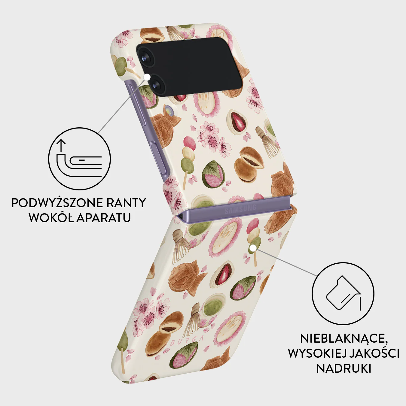 Café Haru - Samsung Galaxy Z Flip 4 Etui - Image 3