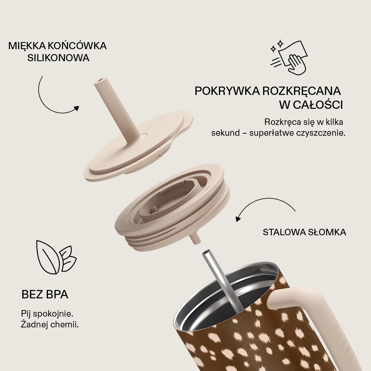 Cinnamon Roll - All Day Leakproof Tumbler - Image 6