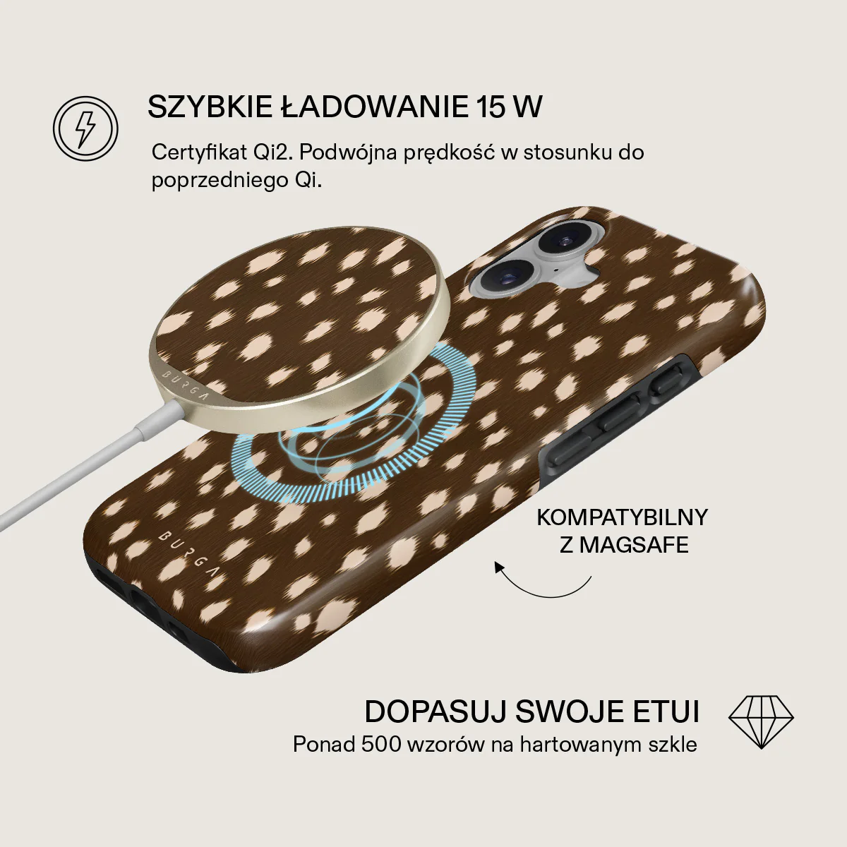 Cinnamon Roll - Magnetyczna ładowarka bezprzewodowa - Image 2