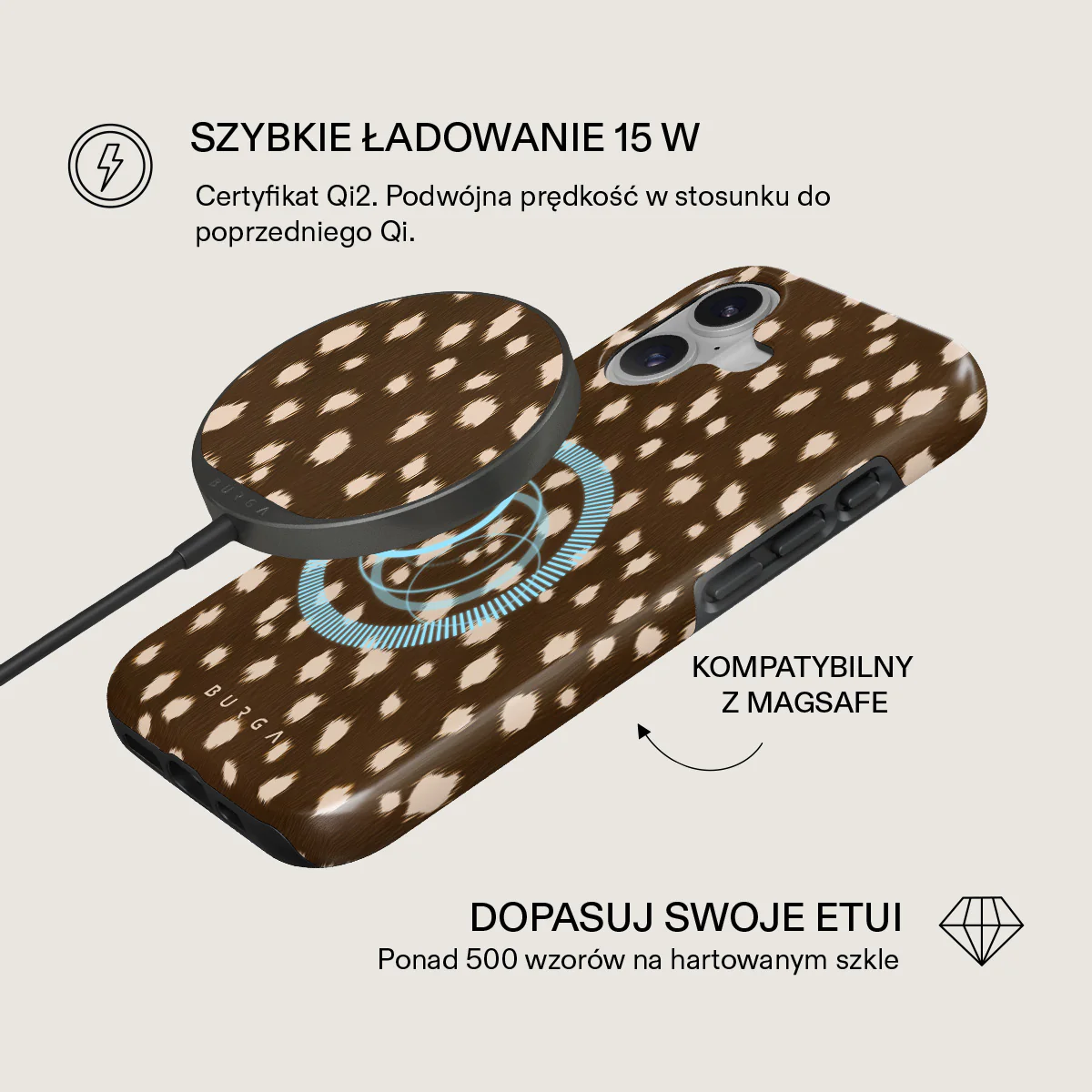 Cinnamon Roll - Magnetyczna ładowarka bezprzewodowa - Image 5