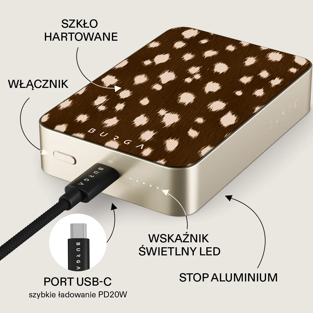Cinnamon Roll - Magnetyczny power bank - Image 40