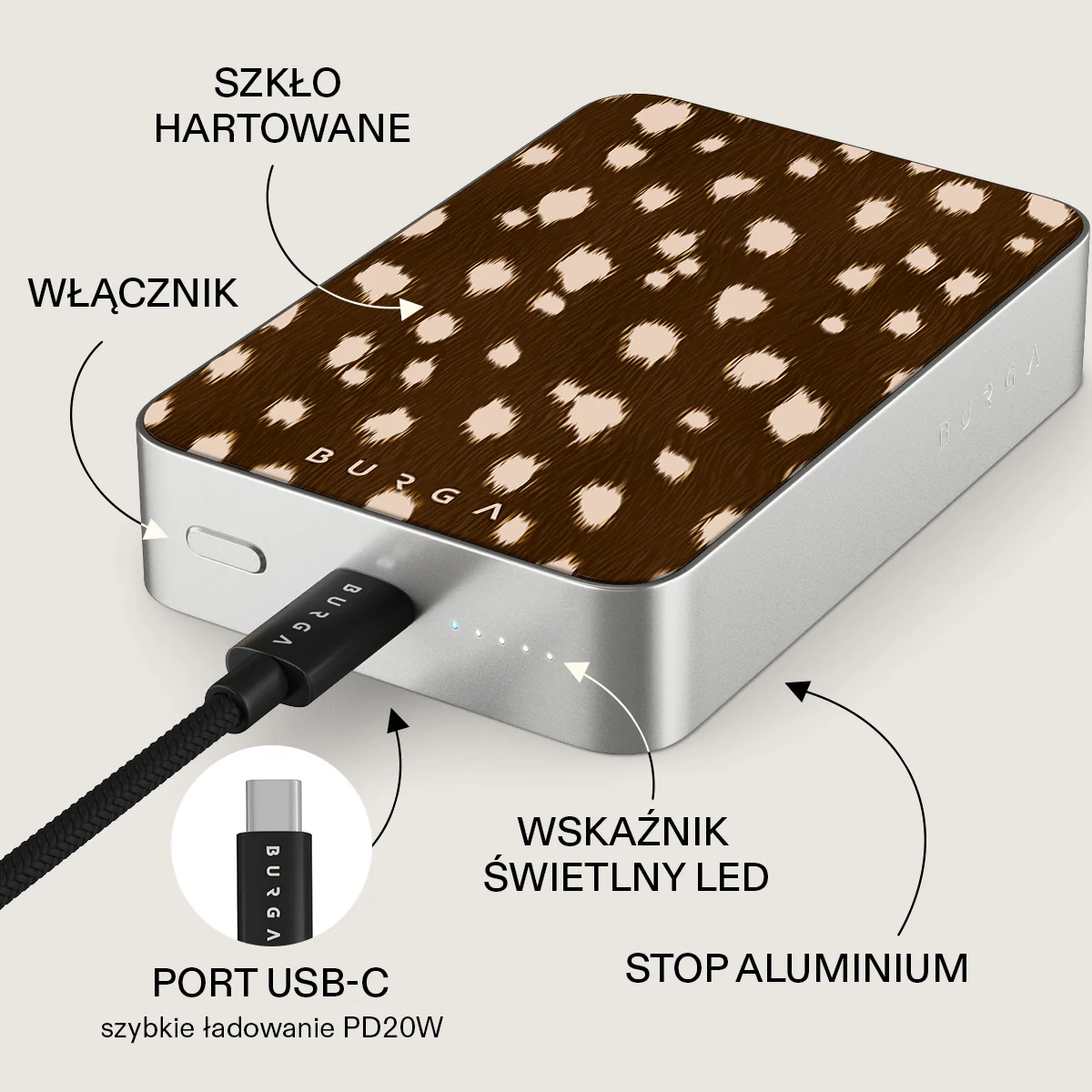 Cinnamon Roll - Magnetyczny power bank - Image 45