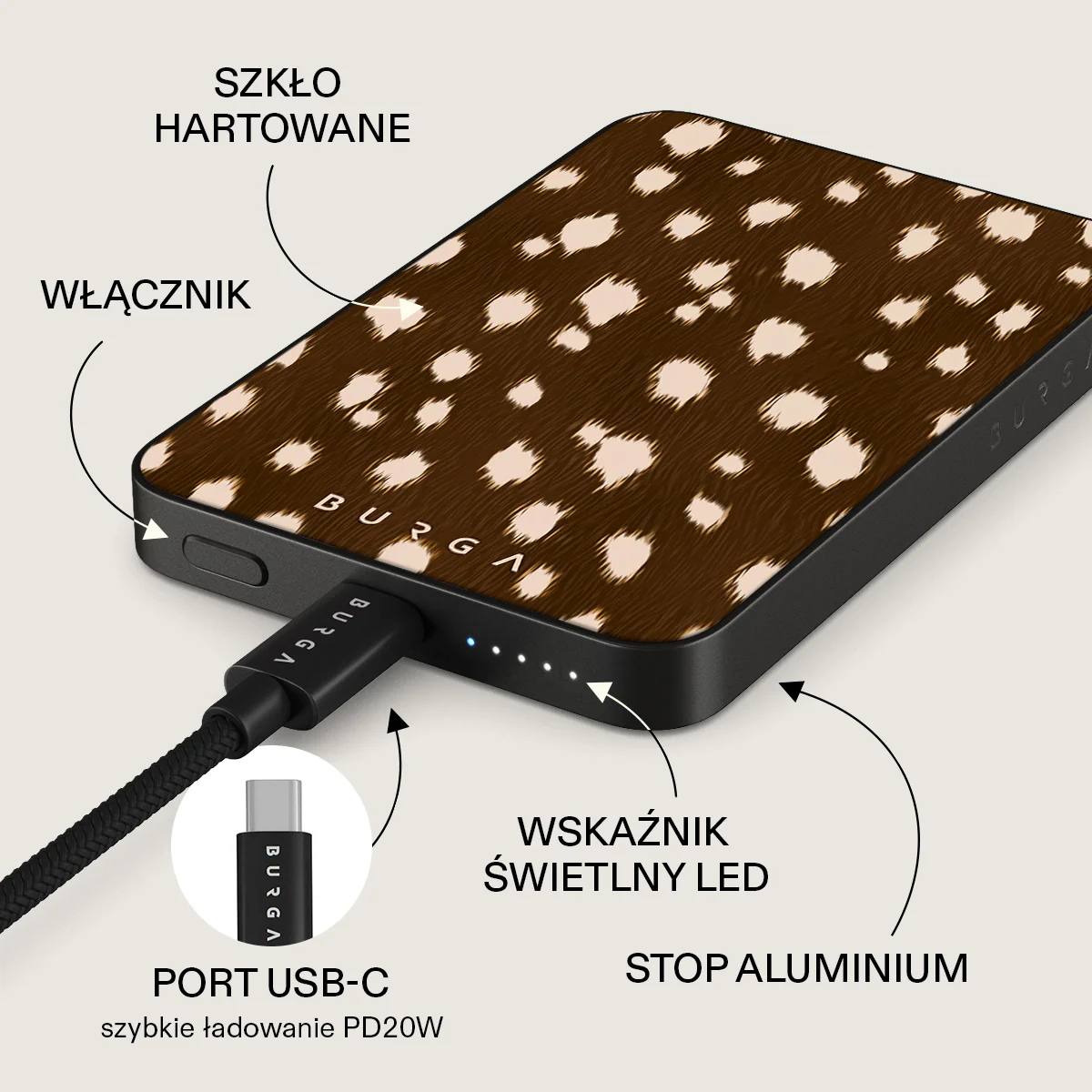 Cinnamon Roll - Magnetyczny power bank - Image 5