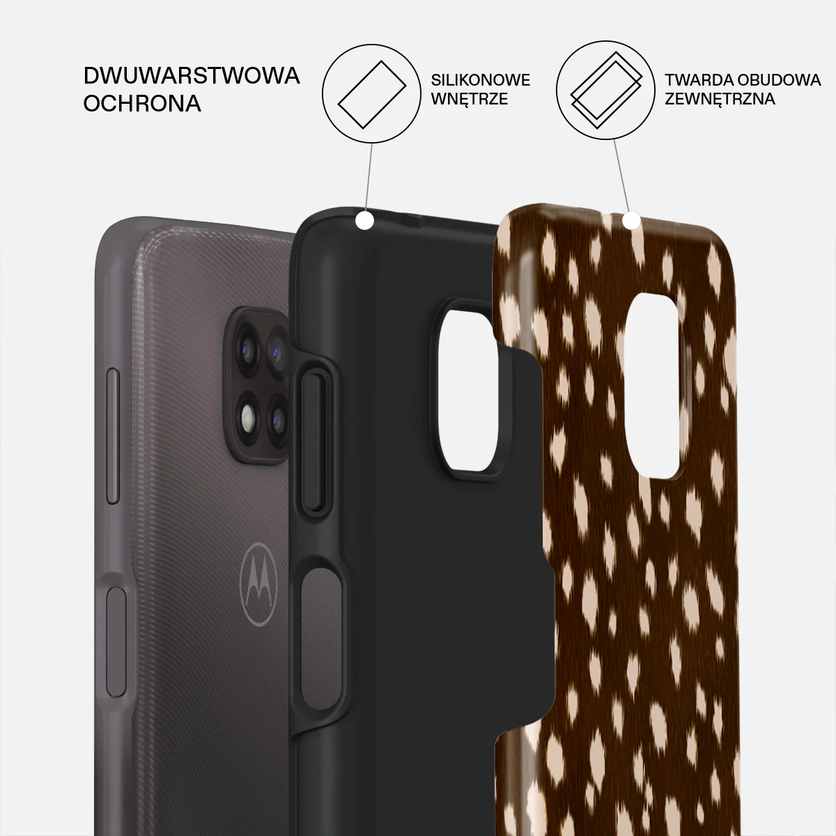 Cinnamon Roll - Motorola Moto G Power 2021 Etui - Image 2