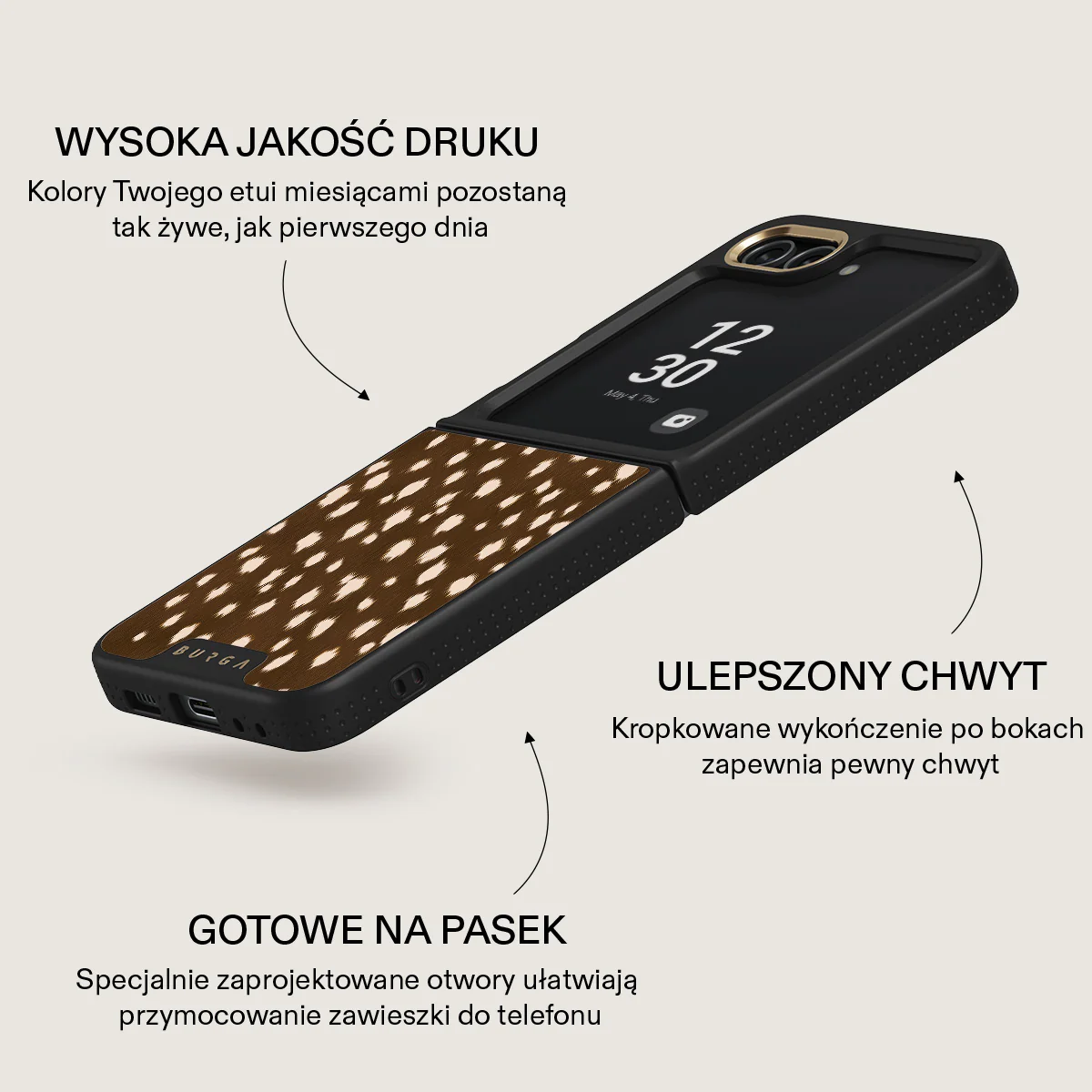 Cinnamon Roll - Samsung Galaxy Z Flip 5 Etui - Image 12