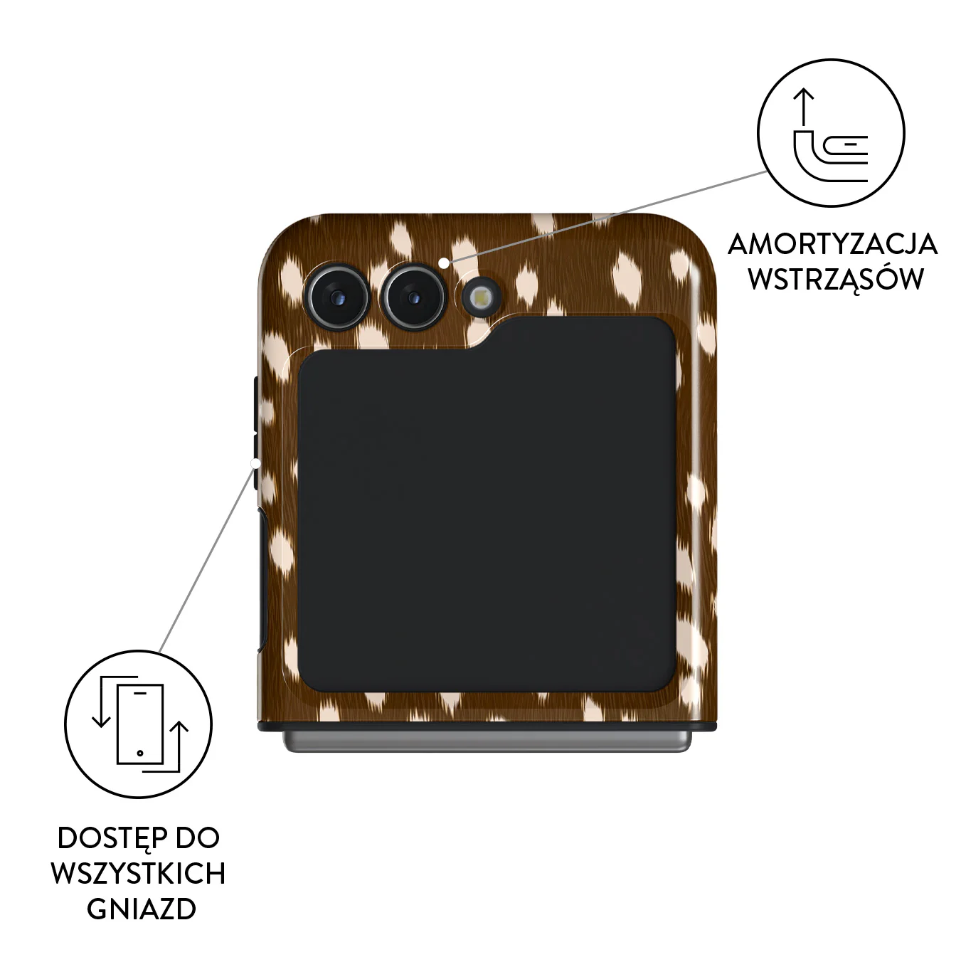 Cinnamon Roll - Samsung Galaxy Z Flip 5 Etui - Image 3