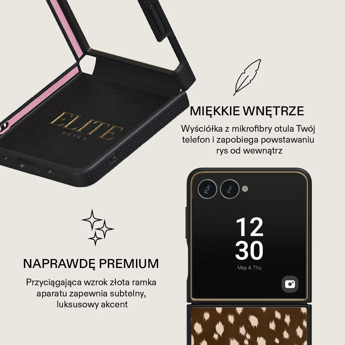 Cinnamon Roll - Samsung Galaxy Z Flip 7 Etui - Image 10