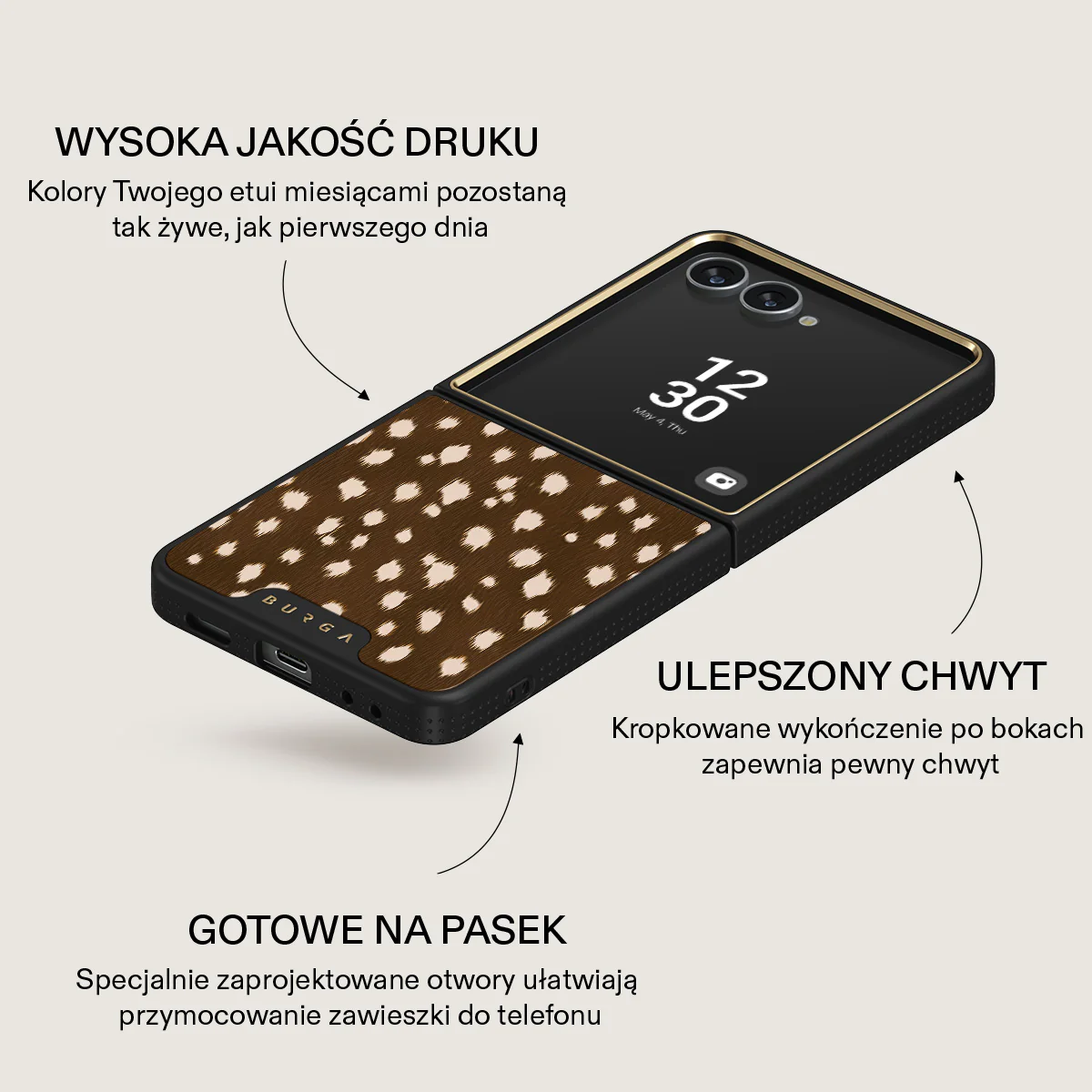 Cinnamon Roll - Samsung Galaxy Z Flip 7 Etui - Image 9
