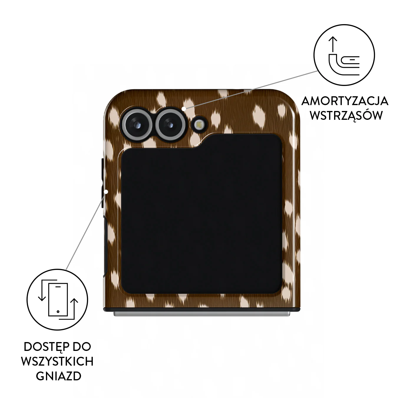Cinnamon Roll - Samsung Galaxy Z Flip 7 FE Etui - Image 3