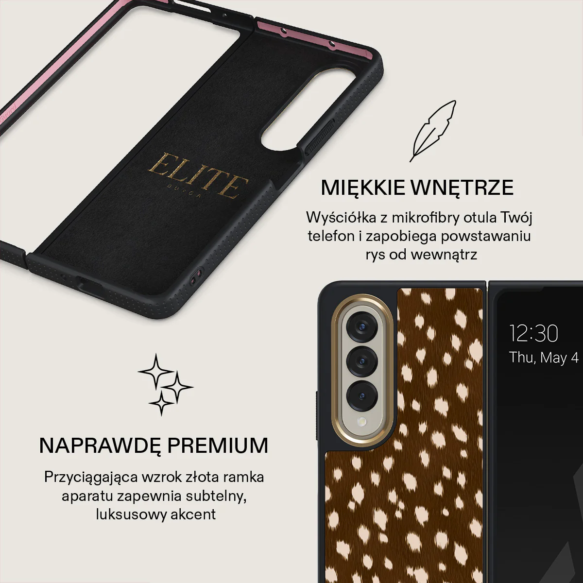 Cinnamon Roll - Samsung Galaxy Z Fold 4 Etui - Image 11