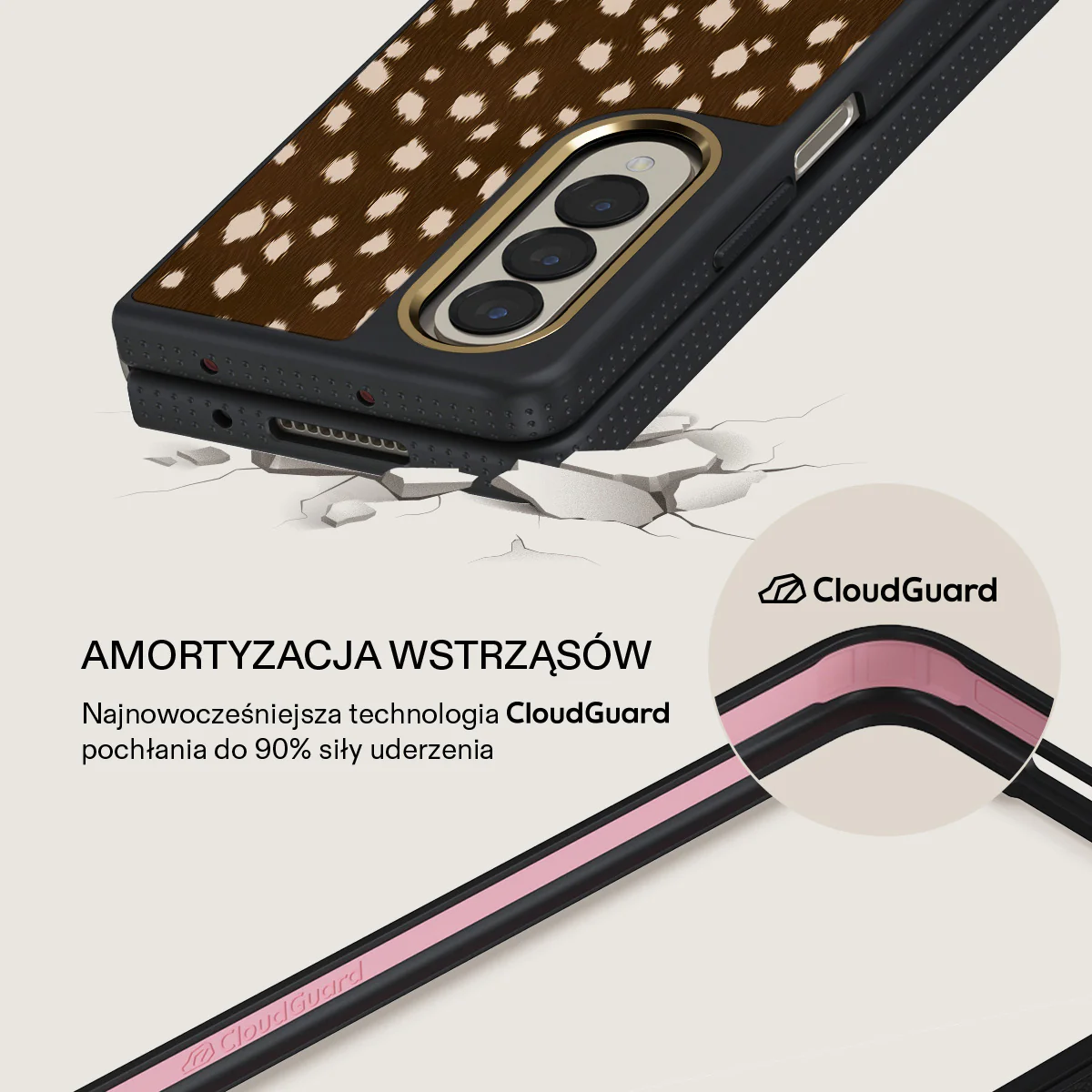 Cinnamon Roll - Samsung Galaxy Z Fold 4 Etui - Image 8