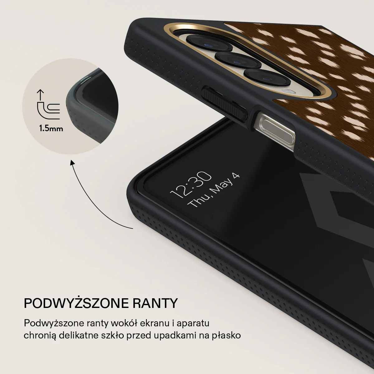 Cinnamon Roll - Samsung Galaxy Z Fold 4 Etui - Image 9