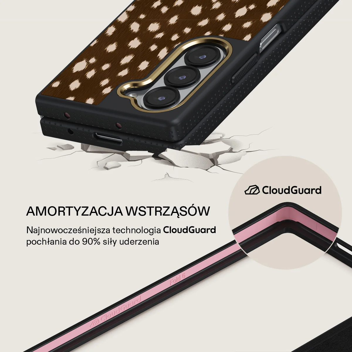 Cinnamon Roll - Samsung Galaxy Z Fold 6 Etui - Image 3