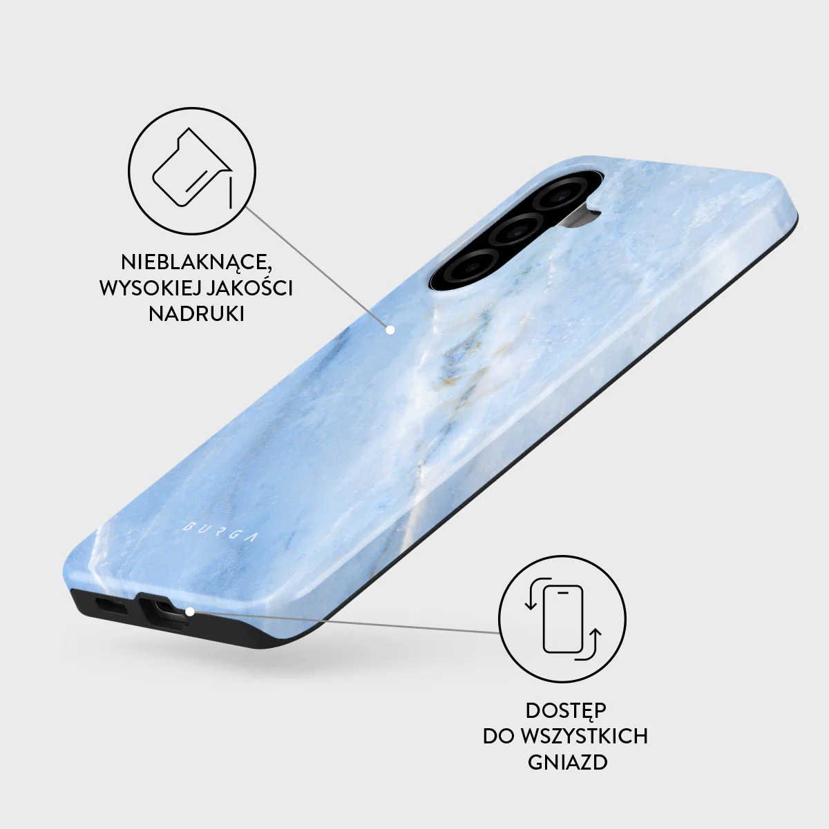 Fluffy Clouds - Samsung Galaxy A57 5G Etui - Image 3