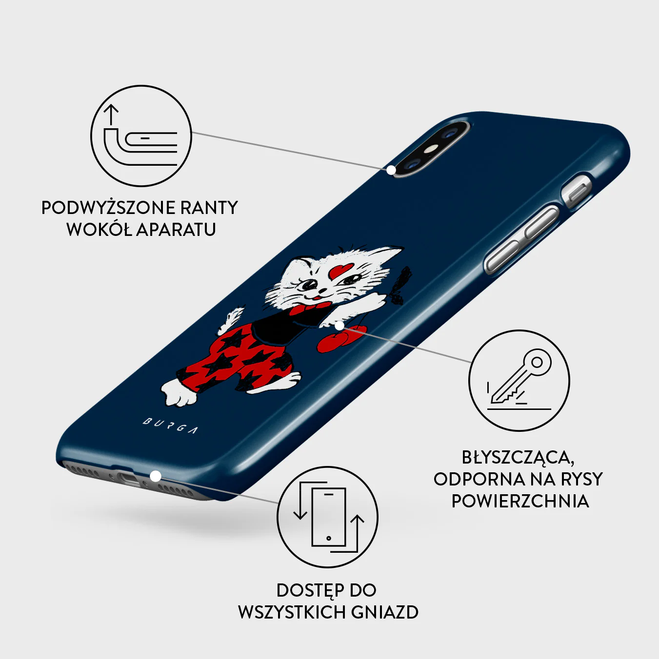 Crossed Path - iPhone X / XS Etui - Image 3