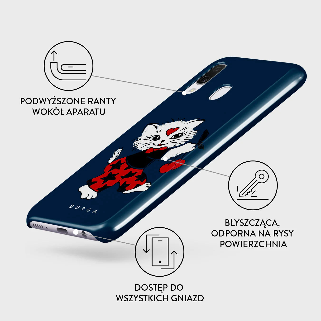 Crossed Path - Samsung Galaxy A40 Etui - Image 3