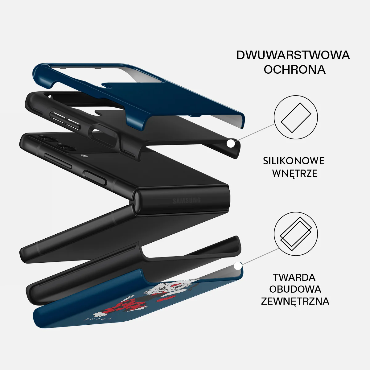 Crossed Path - Samsung Galaxy Z Flip 3 Etui - Image 2