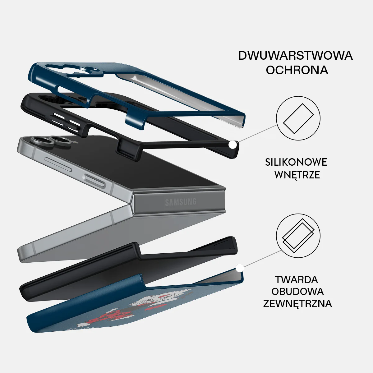 Crossed Path - Samsung Galaxy Z Flip 6 Etui - Image 2