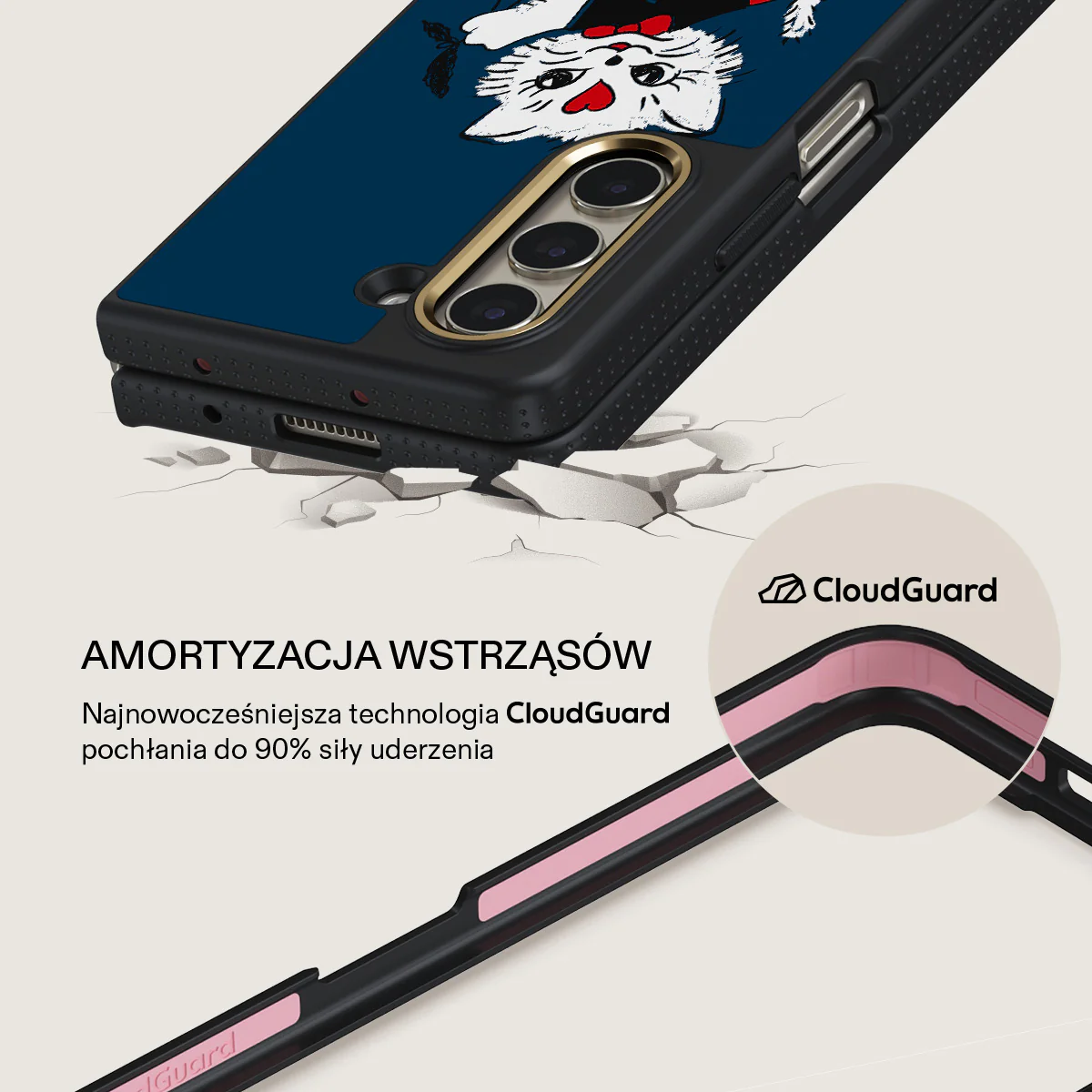 Crossed Path - Samsung Galaxy Z Fold 5 Etui - Image 3