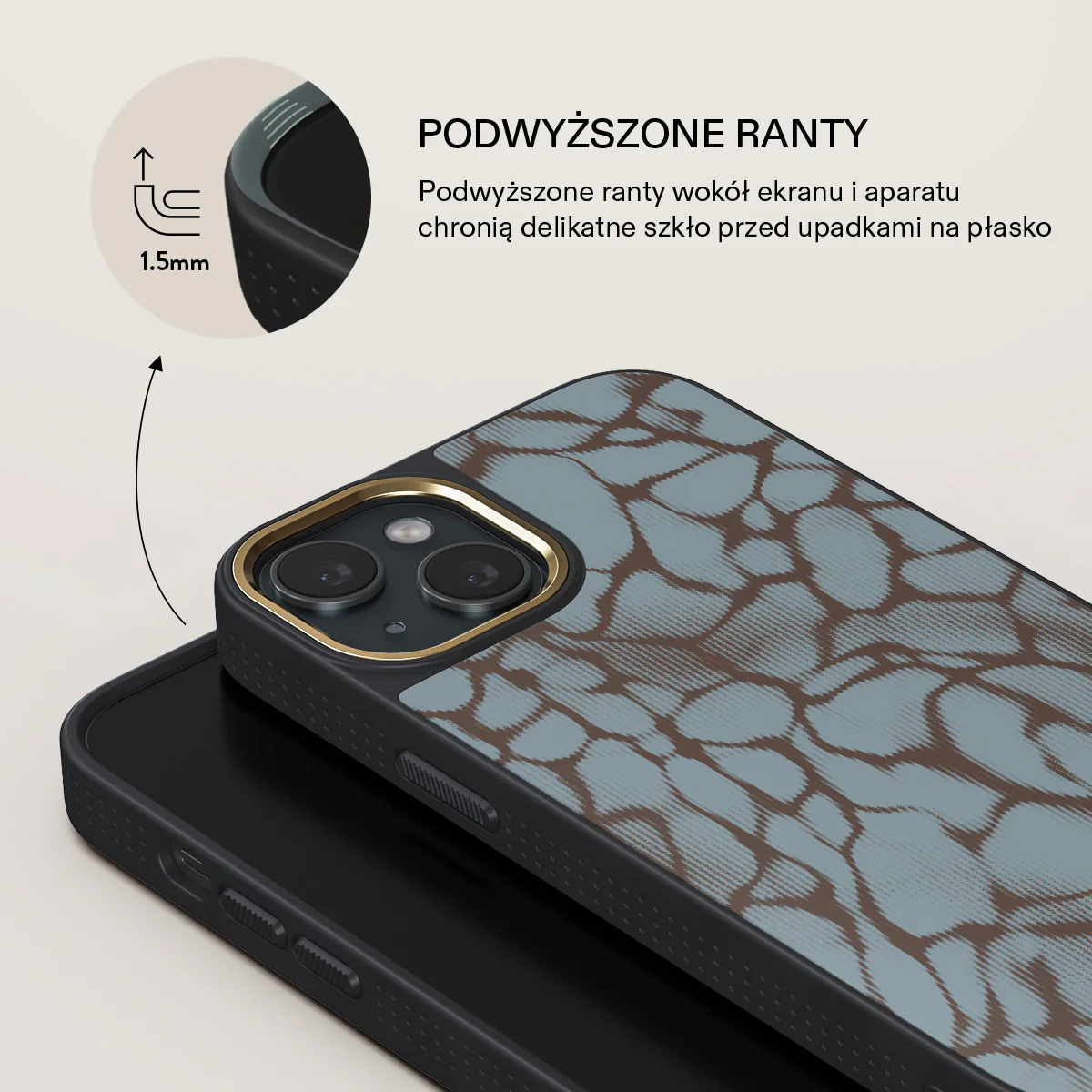 Distorsion - iPhone 15 Etui - Image 8