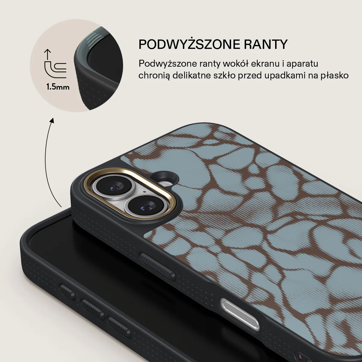 Distorsion - iPhone 16 Plus Etui - Image 9