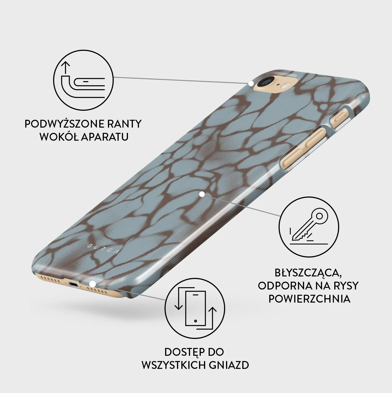 Distorsion - iPhone 7 / iPhone 8 Etui - Image 3