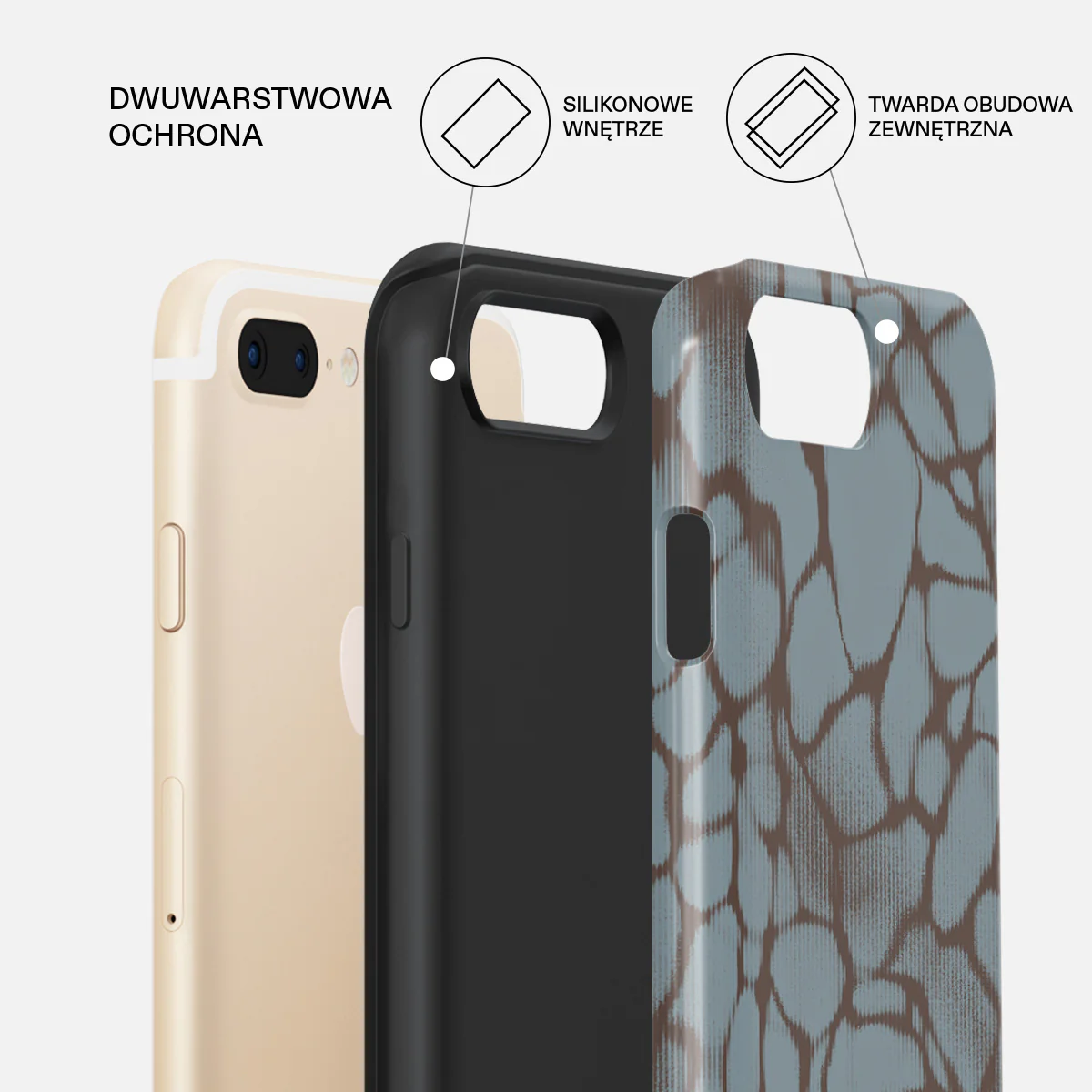 Distorsion - iPhone 7 Plus / 8 Plus Etui - Image 6