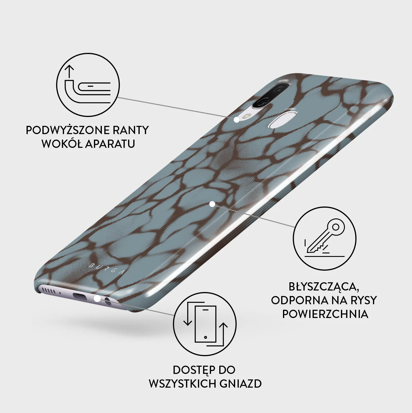 Distorsion - Samsung Galaxy A40 Etui - Image 3