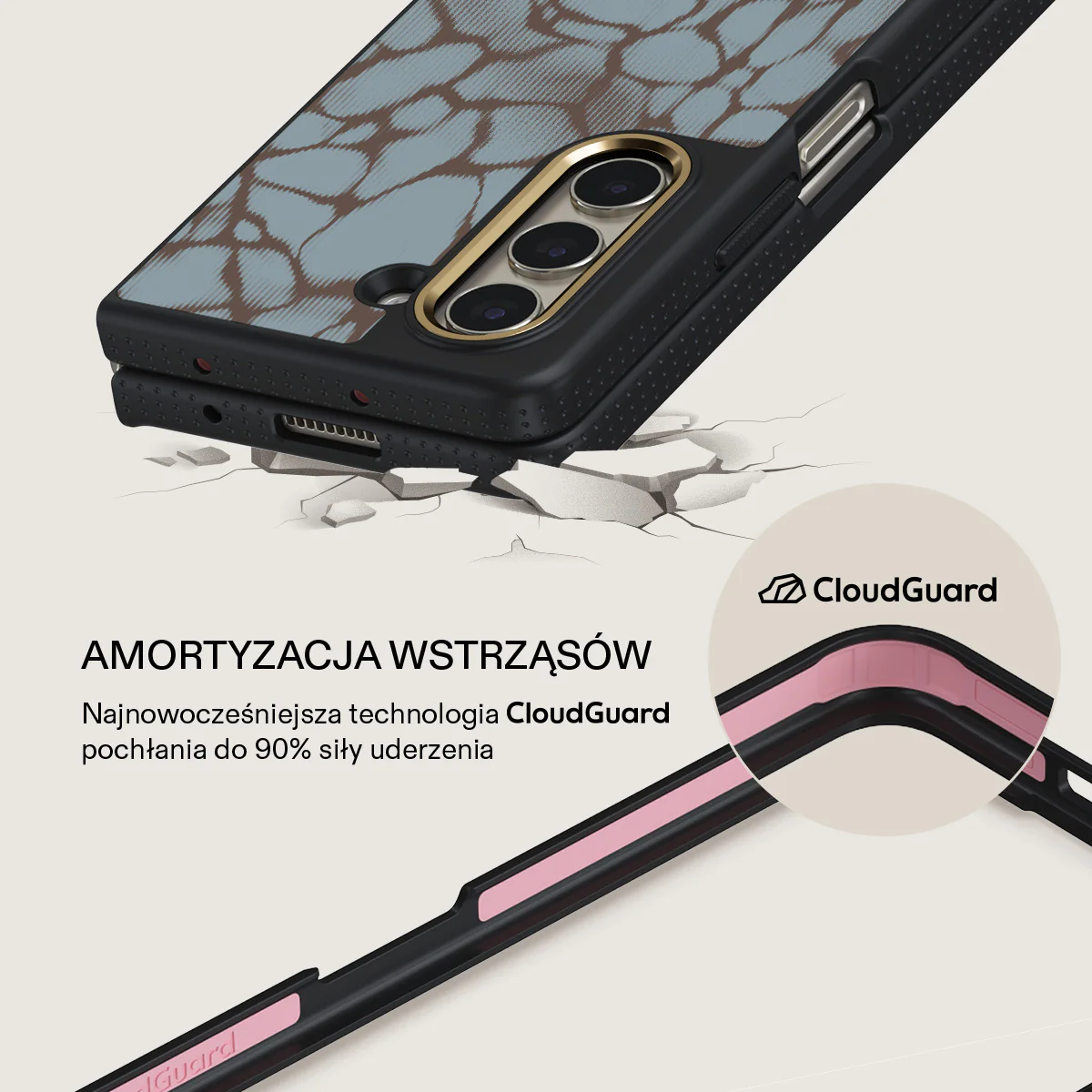 Distorsion - Samsung Galaxy Z Fold 5 Etui - Image 3