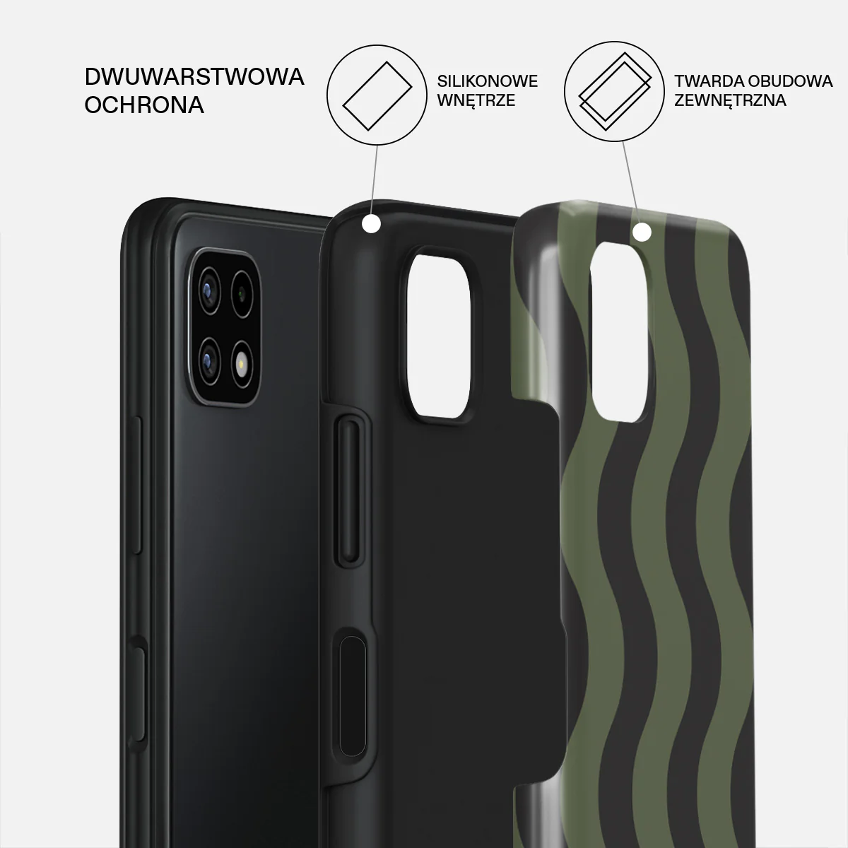 Double Take - Samsung Galaxy A22 5G Etui - Image 2