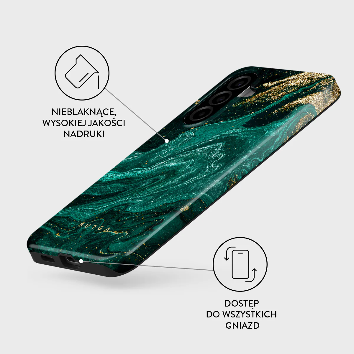 Emerald Pool - Samsung Galaxy A57 5G Etui - Image 3