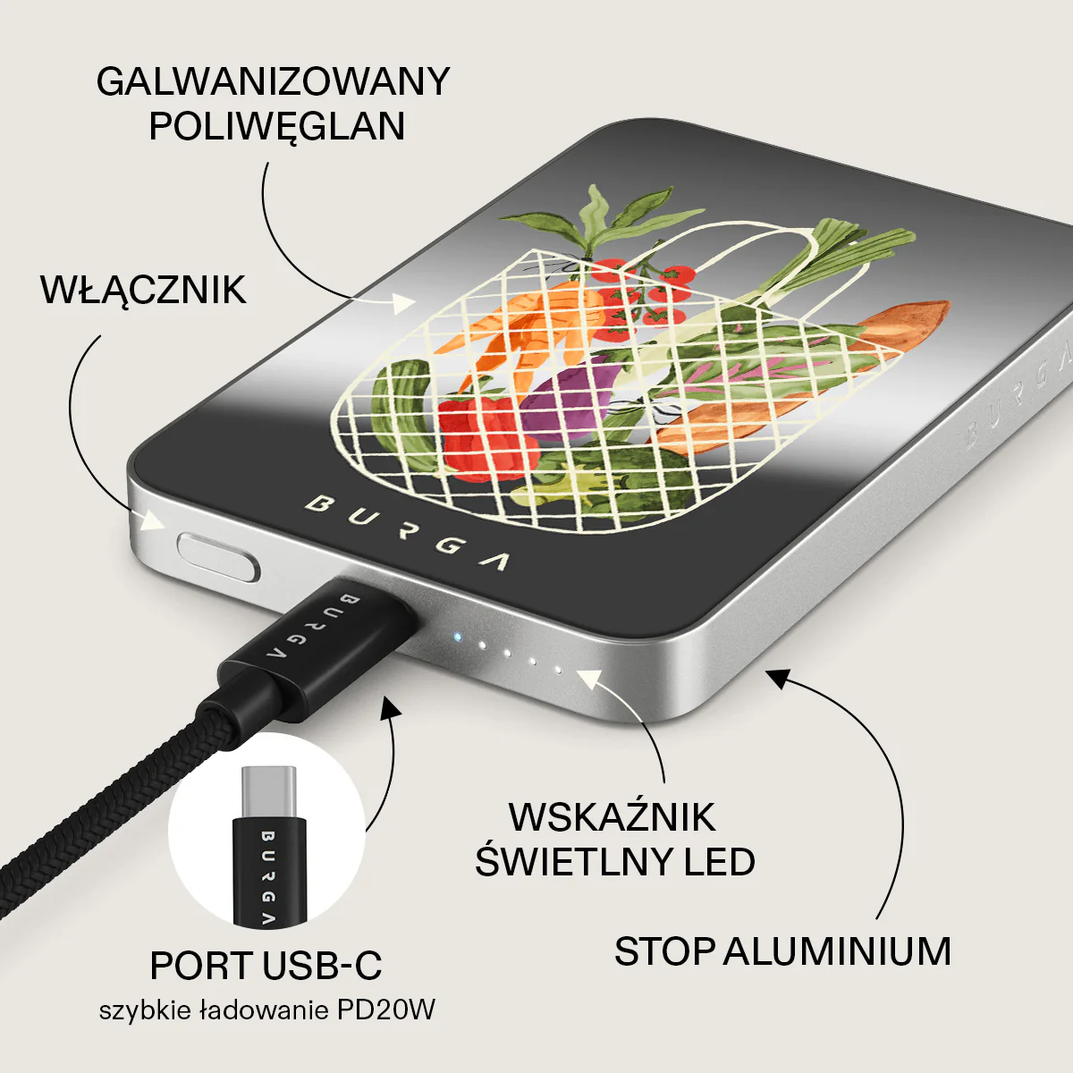 Farmers Market - Magnetyczny power bank - Image 60