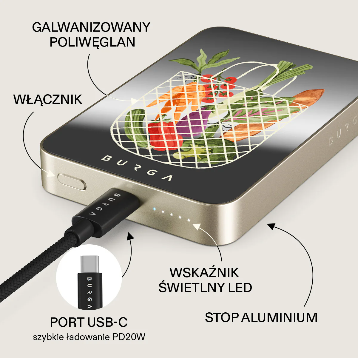 Farmers Market - Magnetyczny power bank - Image 70