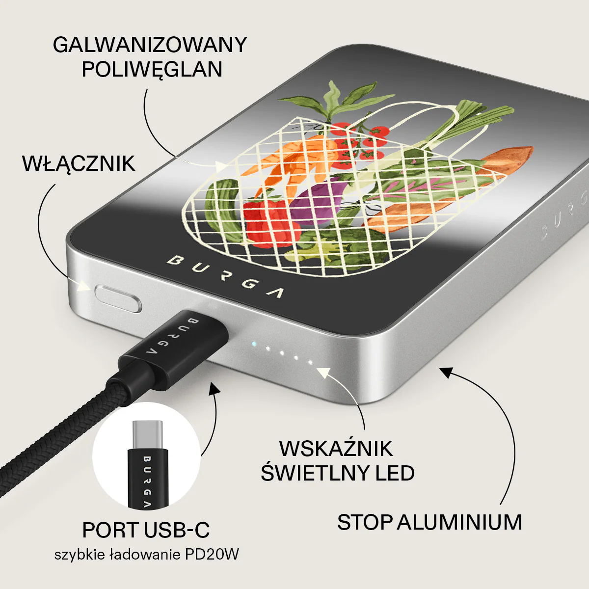 Farmers Market - Magnetyczny power bank - Image 75