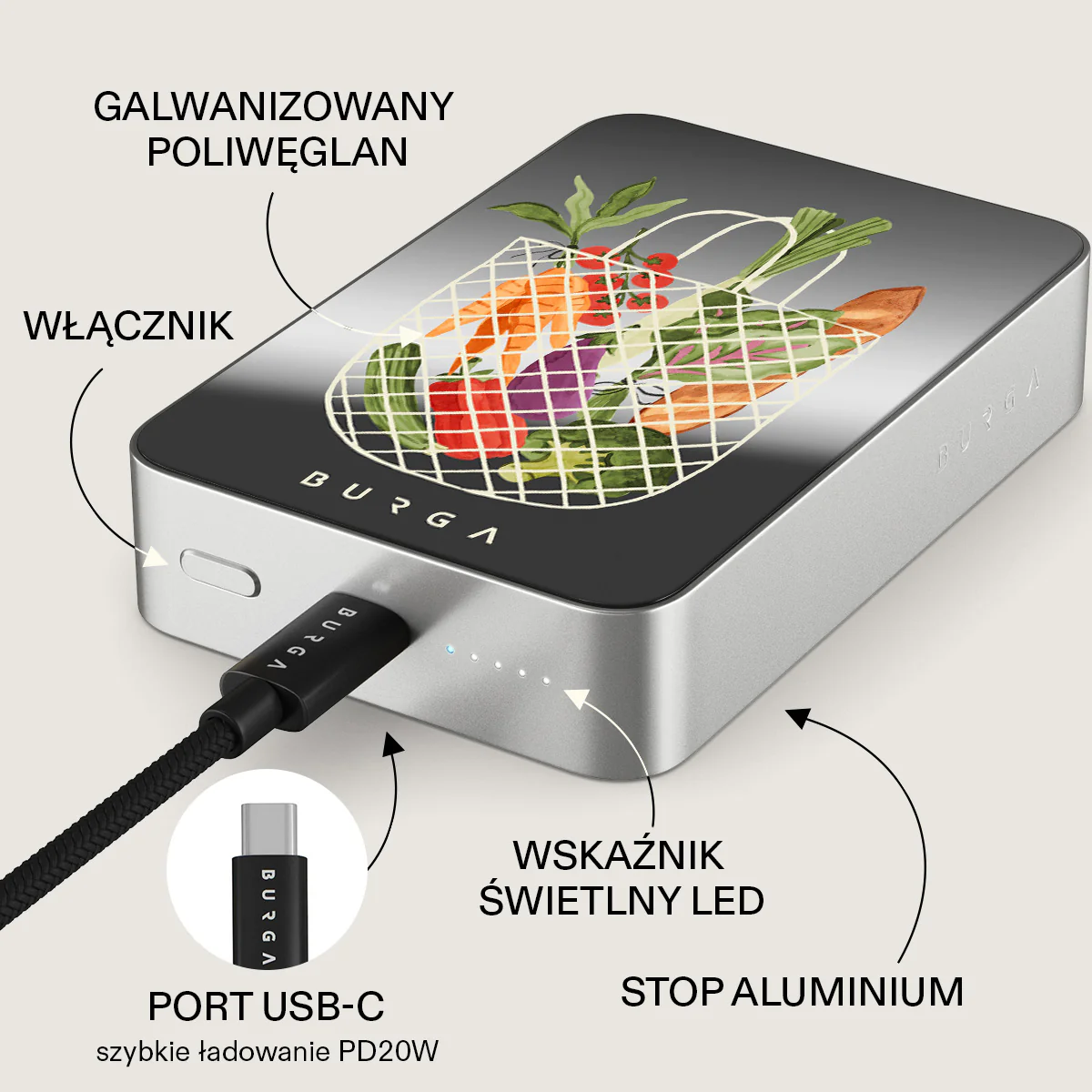 Farmers Market - Magnetyczny power bank - Image 90