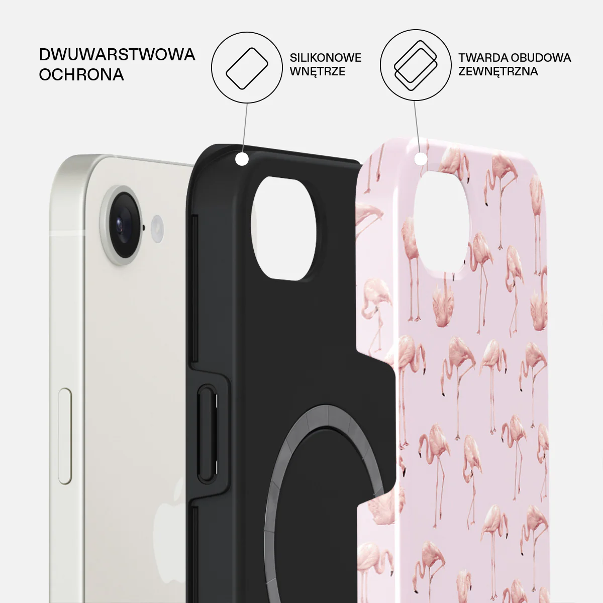 Nostalgic Pink - iPhone 17e Etui - Image 2