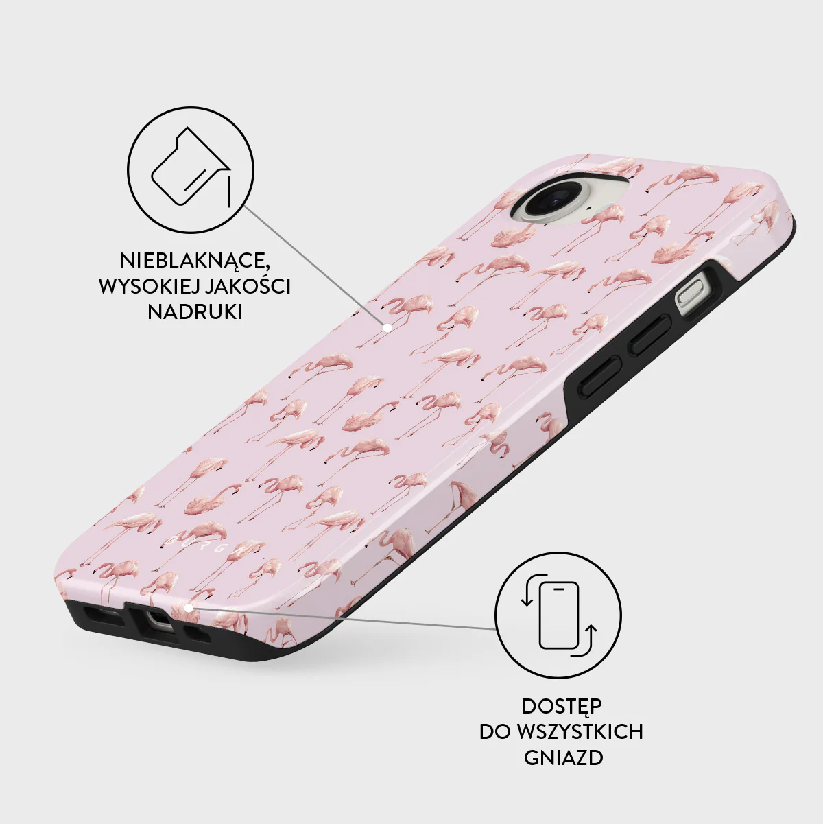 Nostalgic Pink - iPhone 17e Etui - Image 3