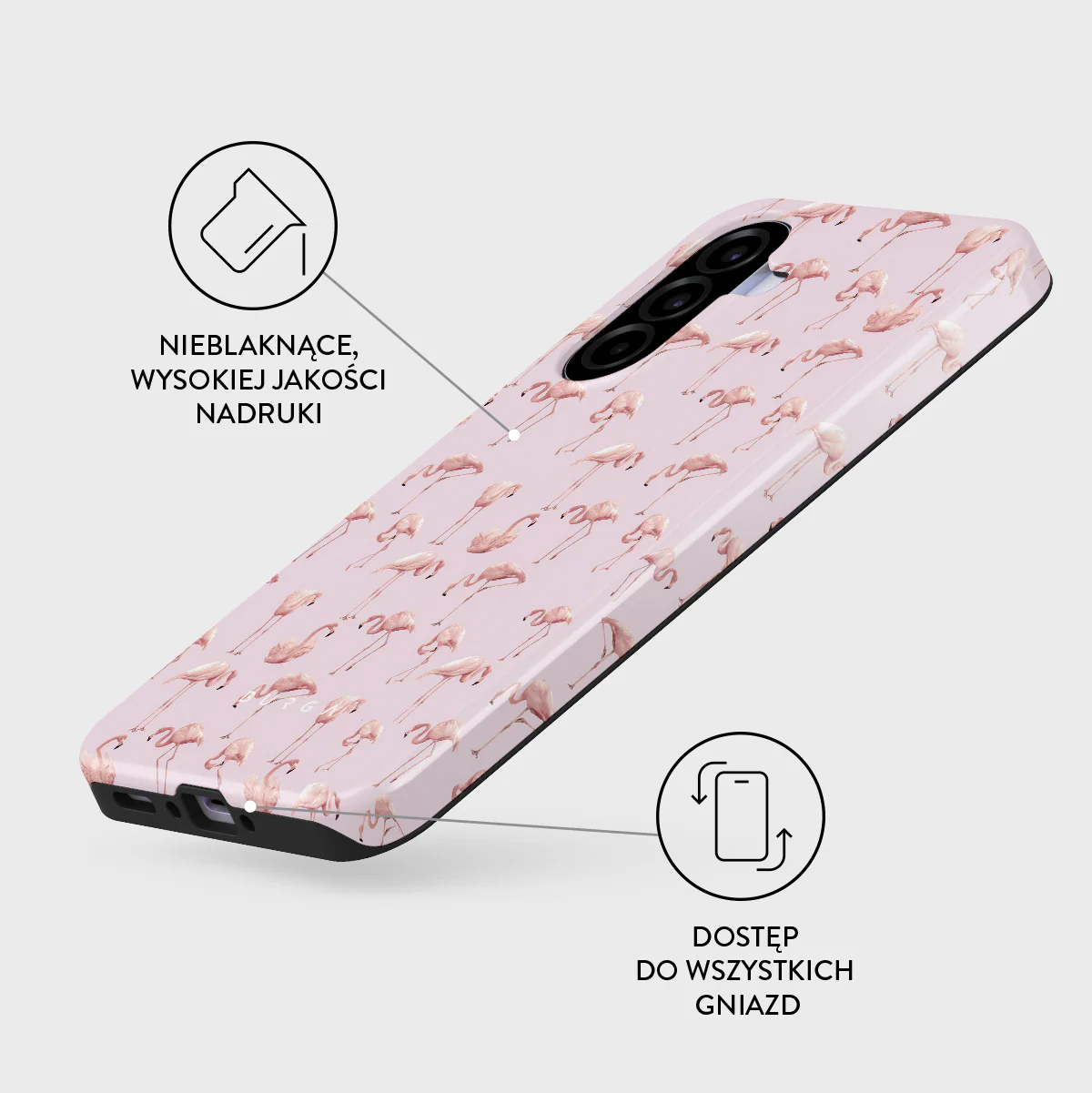Nostalgic Pink - Samsung Galaxy A37 5G Etui - Image 3