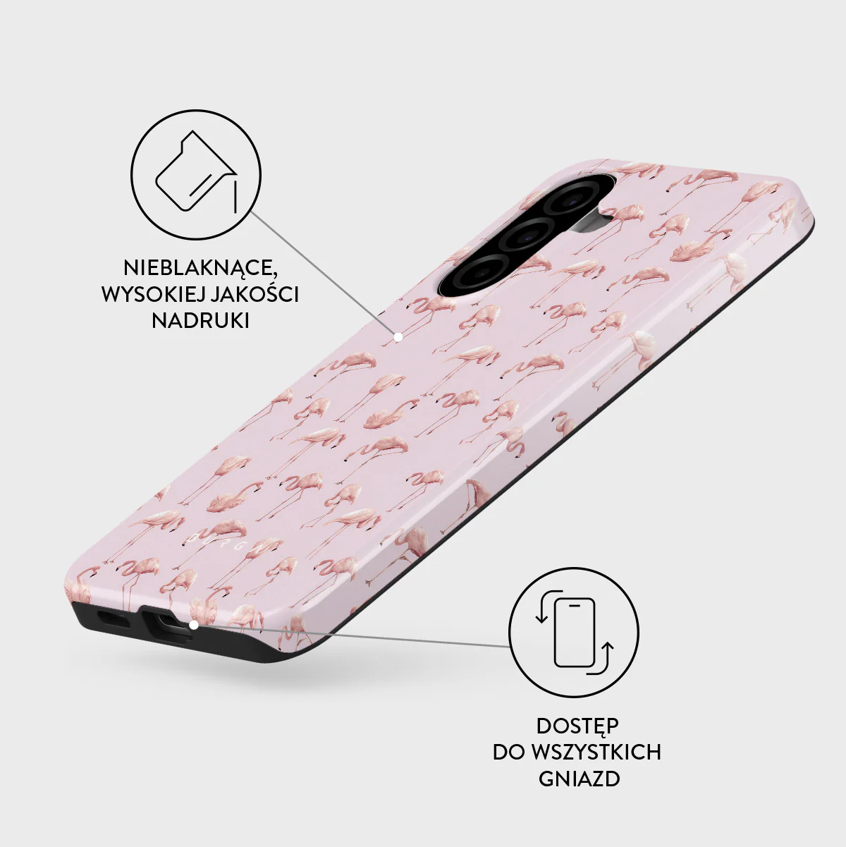 Nostalgic Pink - Samsung Galaxy A57 5G Etui - Image 3