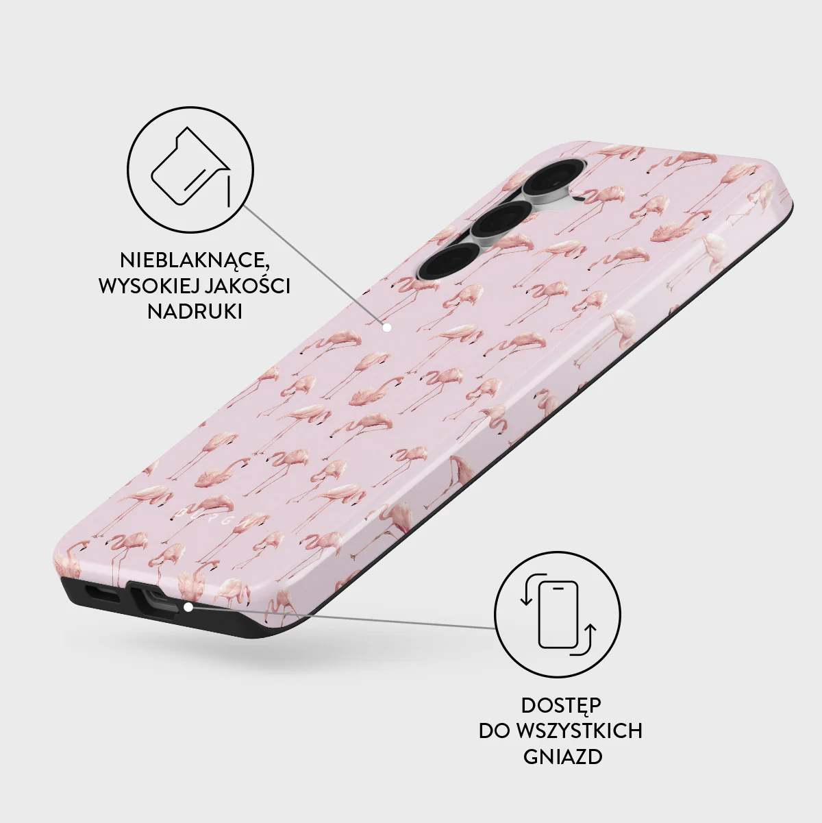 Nostalgic Pink - Samsung Galaxy S25 FE Etui - Image 3