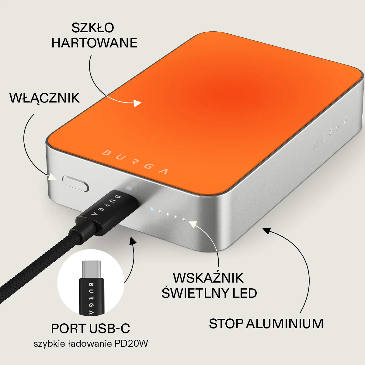 Flare - Magnetyczny power bank - Image 45