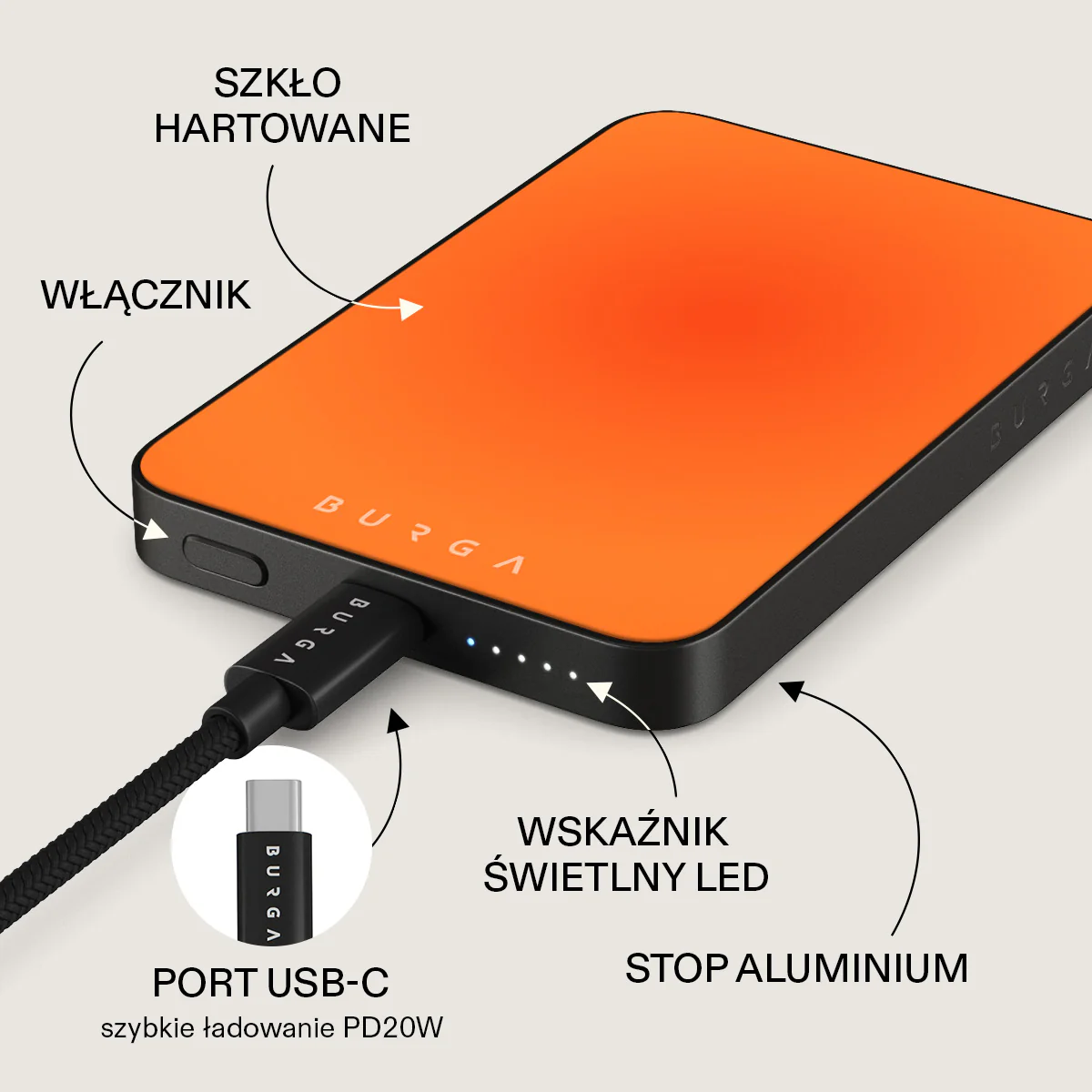Flare - Magnetyczny power bank - Image 5